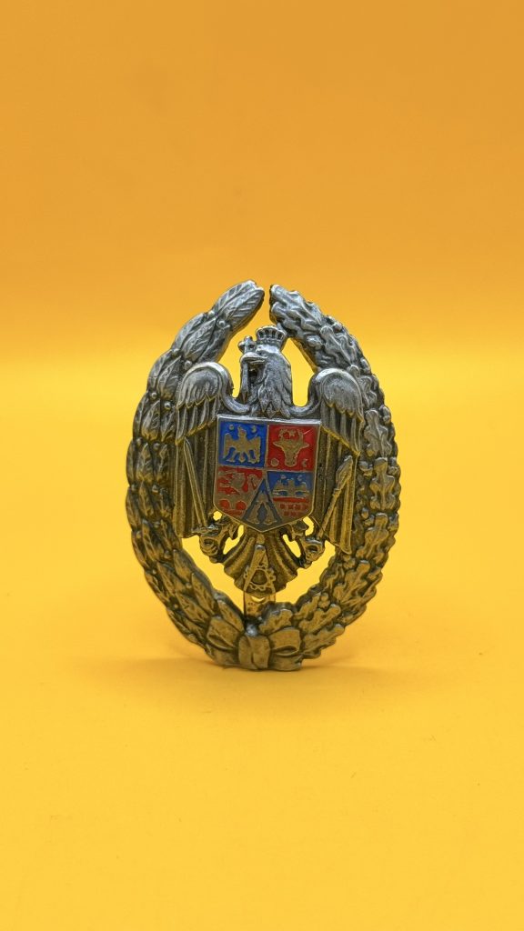 Insignă absolvent Academia Tehnică Militară din metal emailat